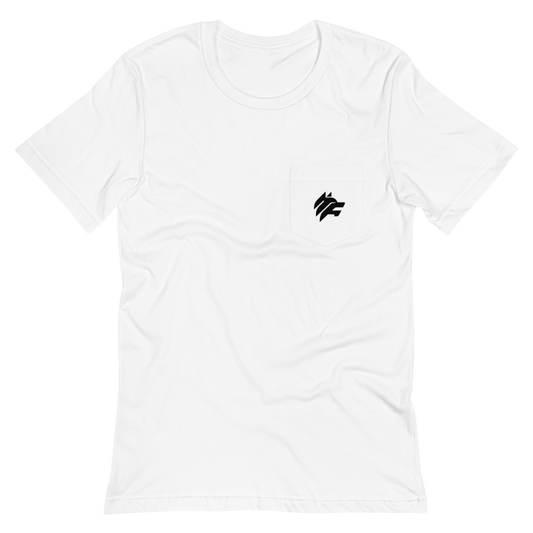 BD WHITE TWO-SIDED POCKET TEE